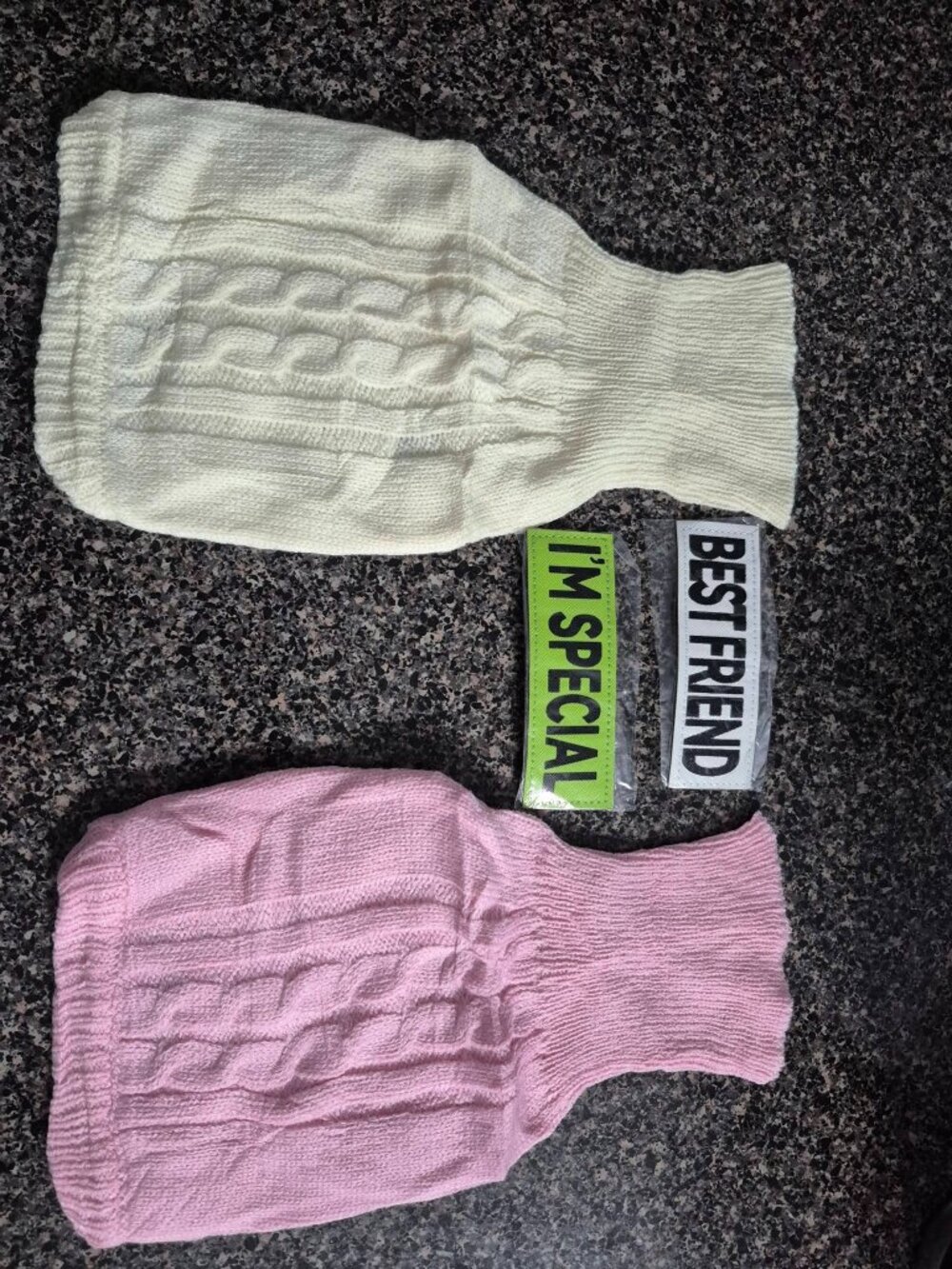Dog or Cat Sweaters - Two Pack- Best Friend I'm Special